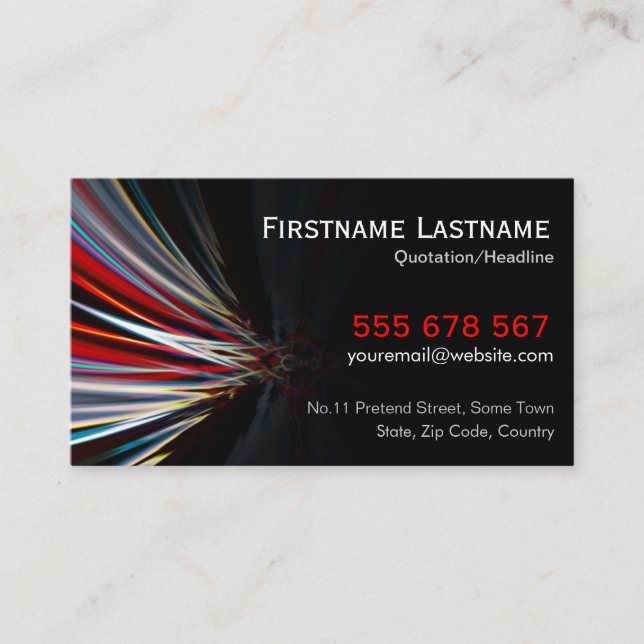 ElectriKordz-Visitenkarte Visitenkarte (Vorderseite)