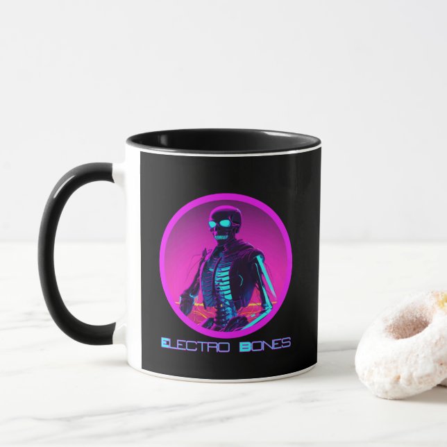 Electro Bones Tasse (Mit Donut)
