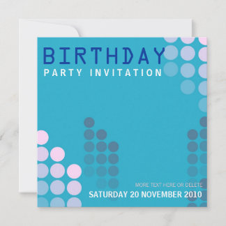 Electro House Party Einladung zum Geburtstag