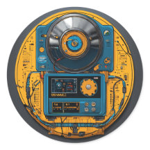 Electro Magnetaufkleber