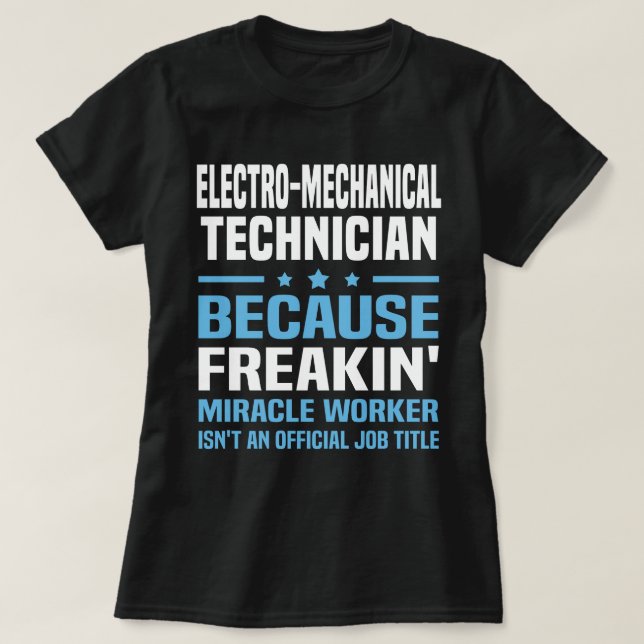 Electro-Mechaniker T-Shirt (Design vorne)