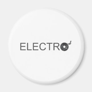 Electro - Music Turntable vinylrecord DJ Clubber Magnet