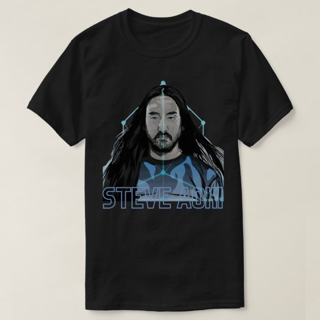 Electro steve aoki Electro house music dj T-Shirt (Design vorne)