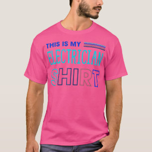 Electro Worker Craftsman Electrician Voltage T-Shirt