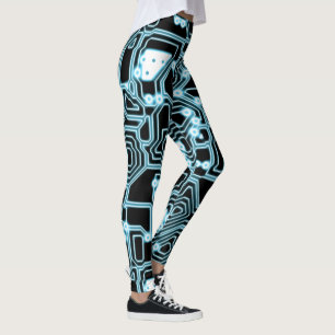ElecTRON - Blau / Schwarz - Leggings