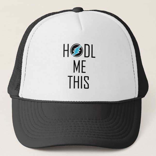 Electroneum hodl ich dieses truckerkappe (Vorderseite)