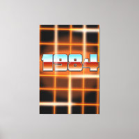 Electronic 1984 Cartoon Poster.