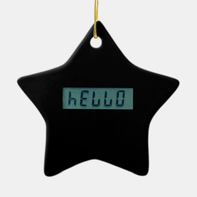 Electronic Hello Message Ornament (Vorne)