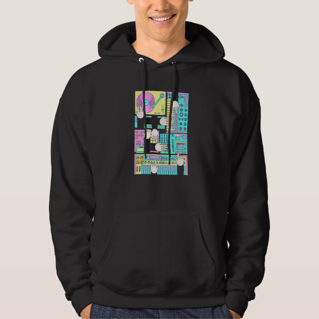 Electronic Music Producer Beatmaker DJ 1 Hoodie (Vorderseite)