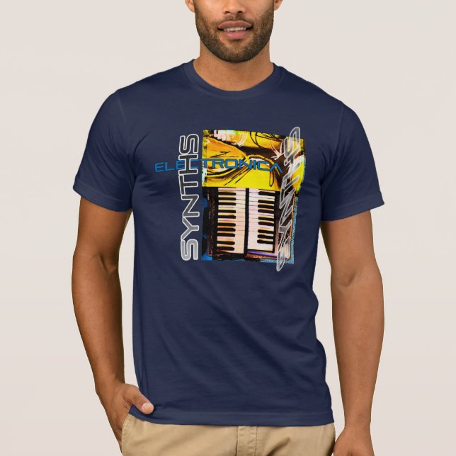 Electronica Synths Shirt (Vorderseite)