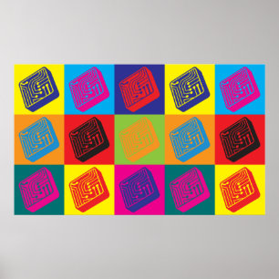 Electronics Pop Art Poster