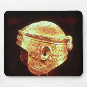 Electrum-Sturzhelm von König Mes-Kalem-Graben Mousepad