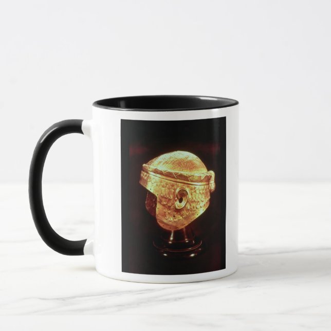 Electrum-Sturzhelm von König Mes-Kalem-Graben Tasse (Links)