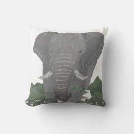 Elefant, afrikanisches Tier Kissen