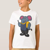 Elefant als Friseur mit Schere