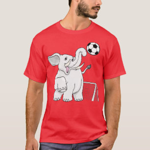 Elefant als Spieler mit Ball 2 T-Shirt