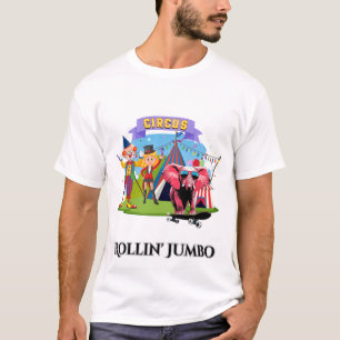 Elefant auf einem Skateboard T-Shirt