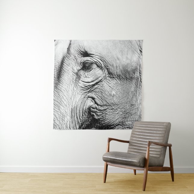 Elefant-Auge, 2017 Wandteppich (Beispiel)