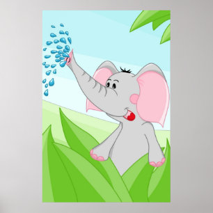 Elefant aus Afrika Poster