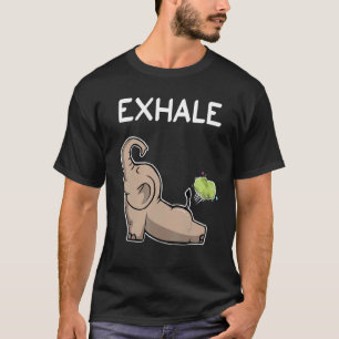 Elefant Ausatmen Yoga Elefant T-Shirt