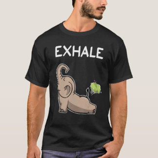Elefant Ausatmen Yoga Elefant T-Shirt