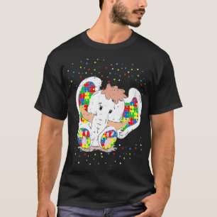 Elefant Autismus Bewusstsein Geschenke für Kinder T-Shirt