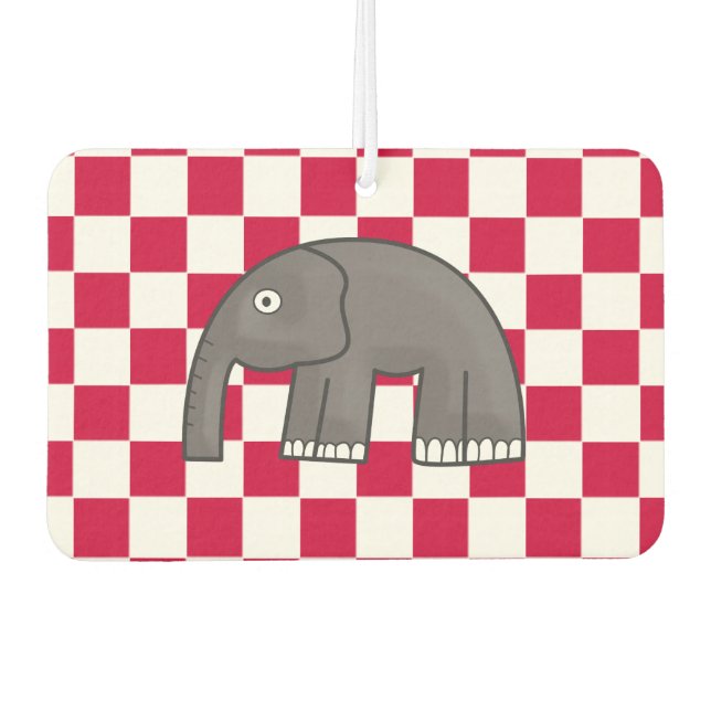 Elefant Autolufterfrischer (Vorderseite)