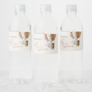 Elefant-Baby-Party-Wasserflaschen-Etikett Wasserflaschenetikett
