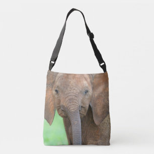 Elefant Baby, Serengeti Nationalpark Tragetaschen Mit Langen Trägern
