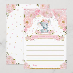 Elefant Baby Shower Beratung für werdende Eltern K Einladung