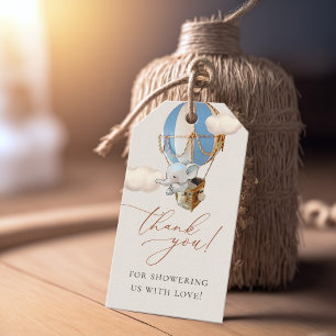Elefant Baby Shower Geschenkanhänger