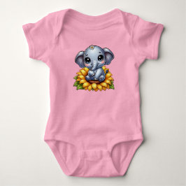 Elefant  baby strampler