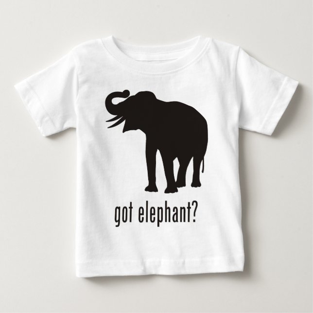 Elefant Baby T-shirt (Vorderseite)