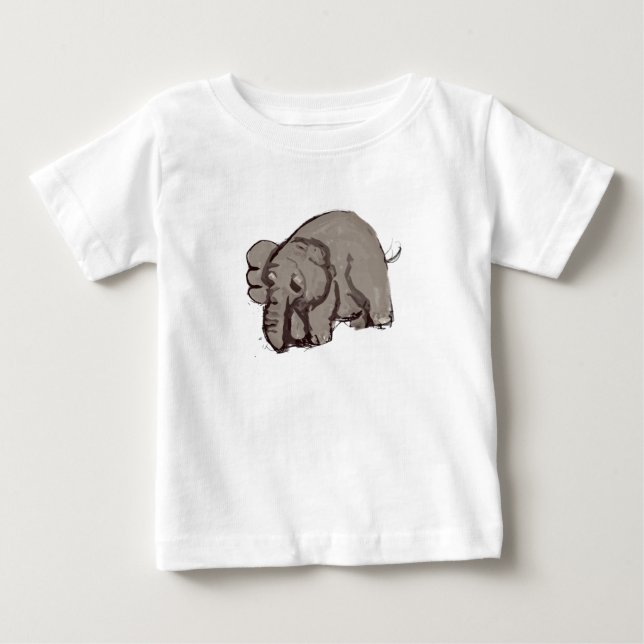 Elefant Baby T-shirt (Vorderseite)