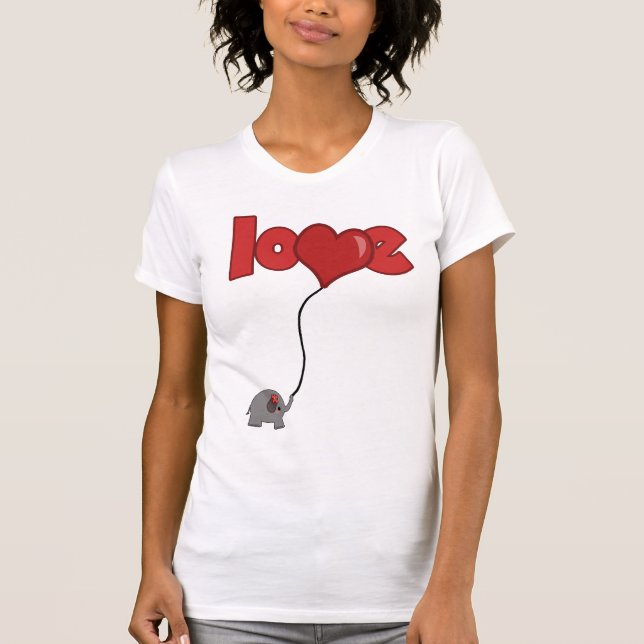 Elefant-Ballon T-Shirt (Vorderseite)