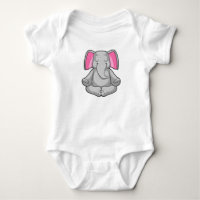 Elefant bei Yoga in Cross-Bid