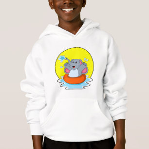 Elefant beim Baden mit Lifebuoy Hoodie