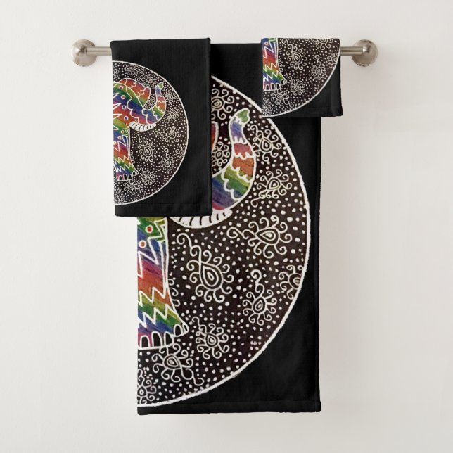 Elefant-Beleuchtung Badhandtuch Set (Insitu)