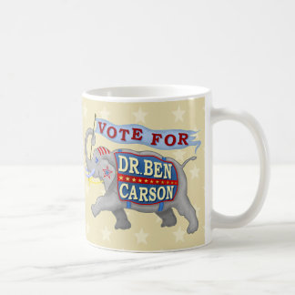 Elefant Ben-Carson Präsidenten-2016 Republikaner Tasse