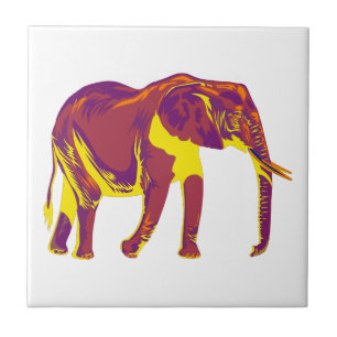 Elefant-Bewegungen Fliese