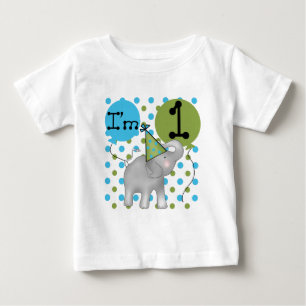 Elefant bin ich die 1 die ersten baby t-shirt