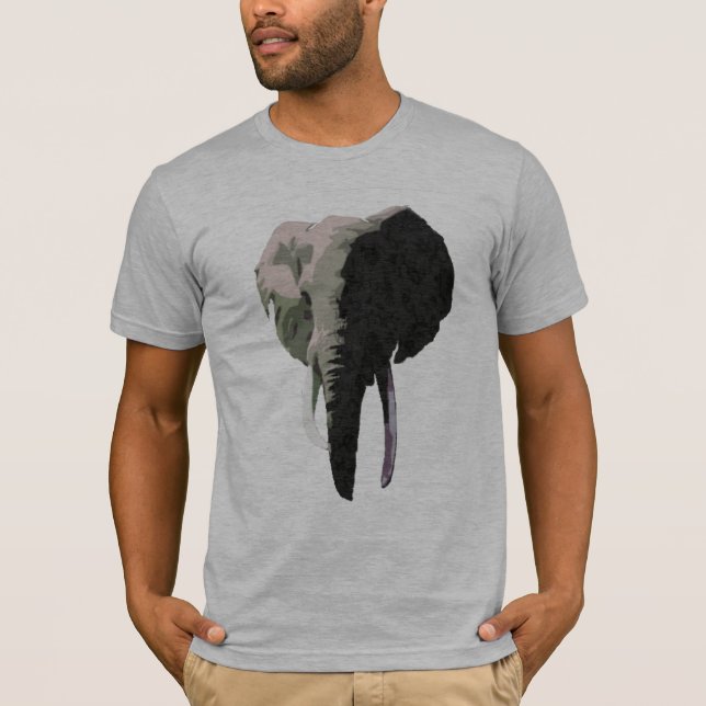 Elefant Burroughs Stylilzed - Unisex T-Shirt (Vorderseite)
