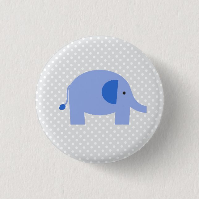 Elefant Button (Vorderseite)