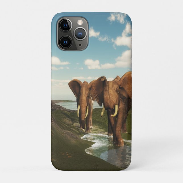 Elefant Case-Mate iPhone Hülle (Rückseite)