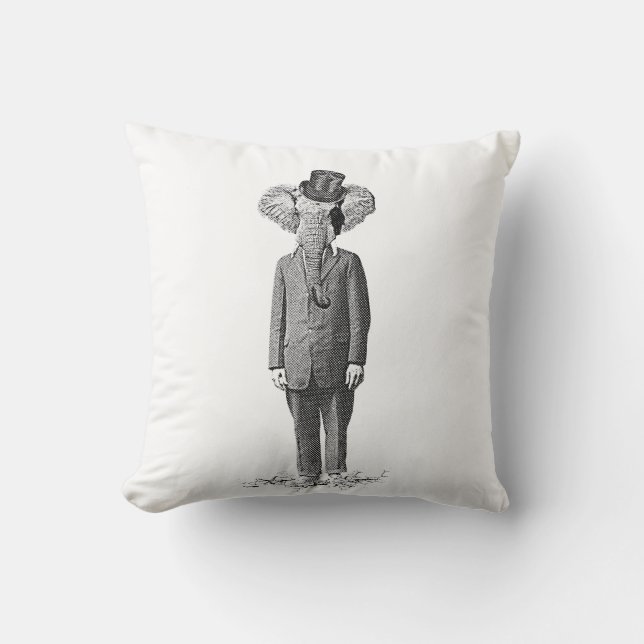Elefant Dandy Kissen (Vorderseite)