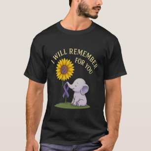 Elefant, den ich für dich erinnern werde Sonnenblu T-Shirt