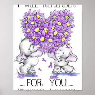 Elefant, den ich für dich in Erinnerung behalten w Poster