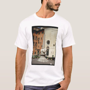 Elefant, der einen ägyptischen Obelisk, 1667 trä T-Shirt