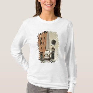 Elefant, der einen ägyptischen Obelisk, 1667 trä T-Shirt