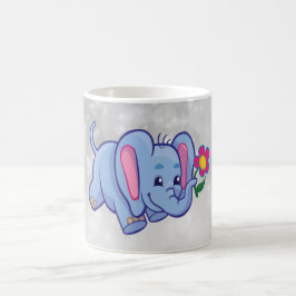 Elefant des niedlichen Cartoon Kaffeetasse